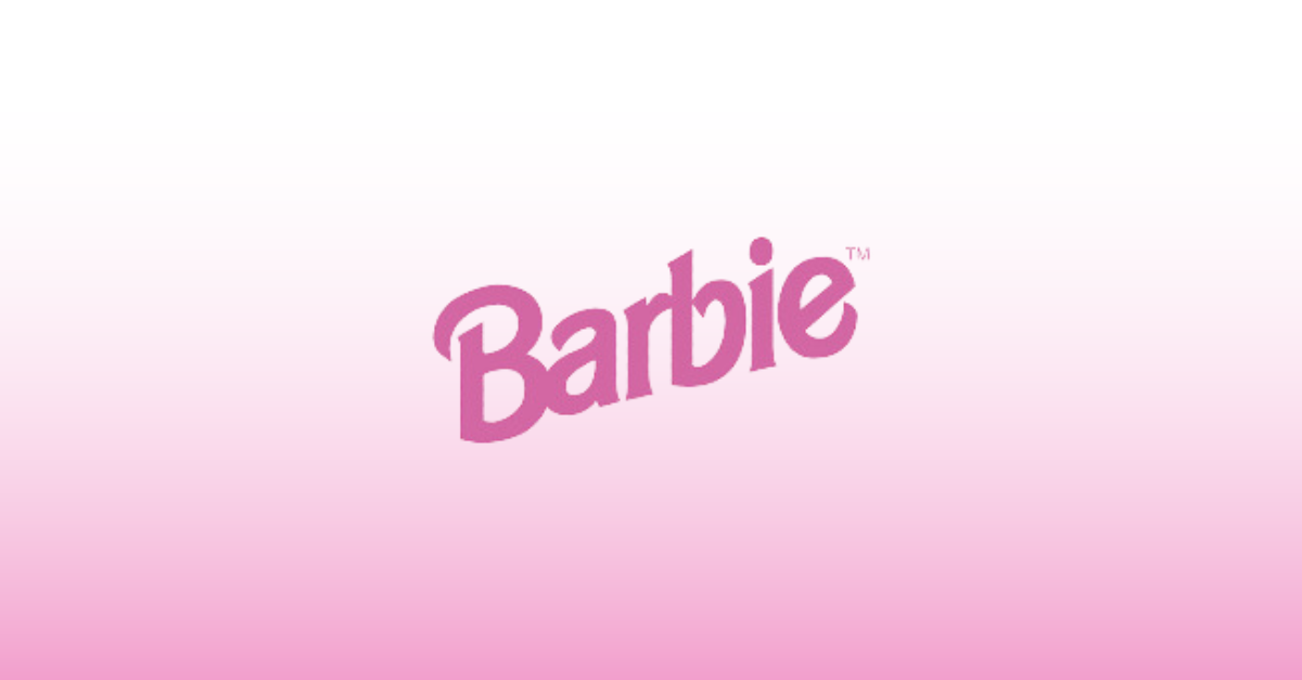 Doll Barbie 90s Logo Barbie Logo History; Iconic Movie Symbol